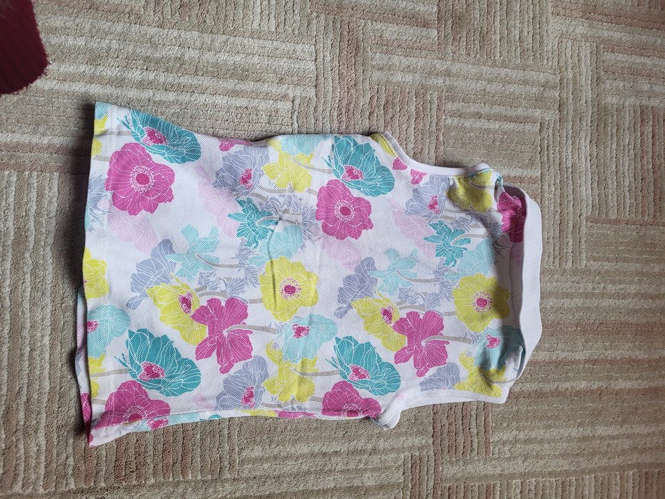 Kız Çocuk Çiçek Desenli tişört - Görsel 3