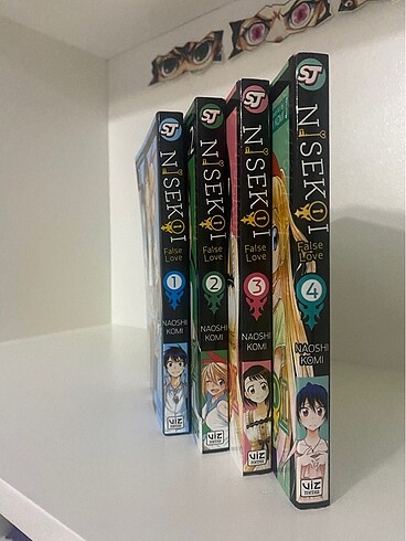 Nisekoi 1-2-3-4 ing manga