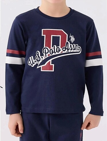 12-13 Yaş Beden lacivert Renk Orijinal etiketli poşetli pijama takımı