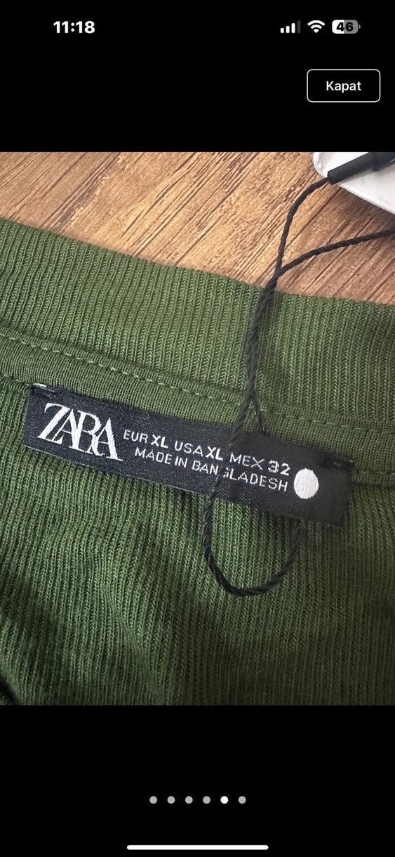 Viskoz Fitilli Kısa Kollu Tişört - Görsel 4