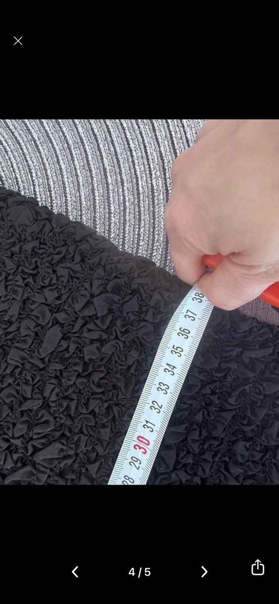 Siyah Mini Fırfırlı V Yakalı Bustiyer - Görsel 4