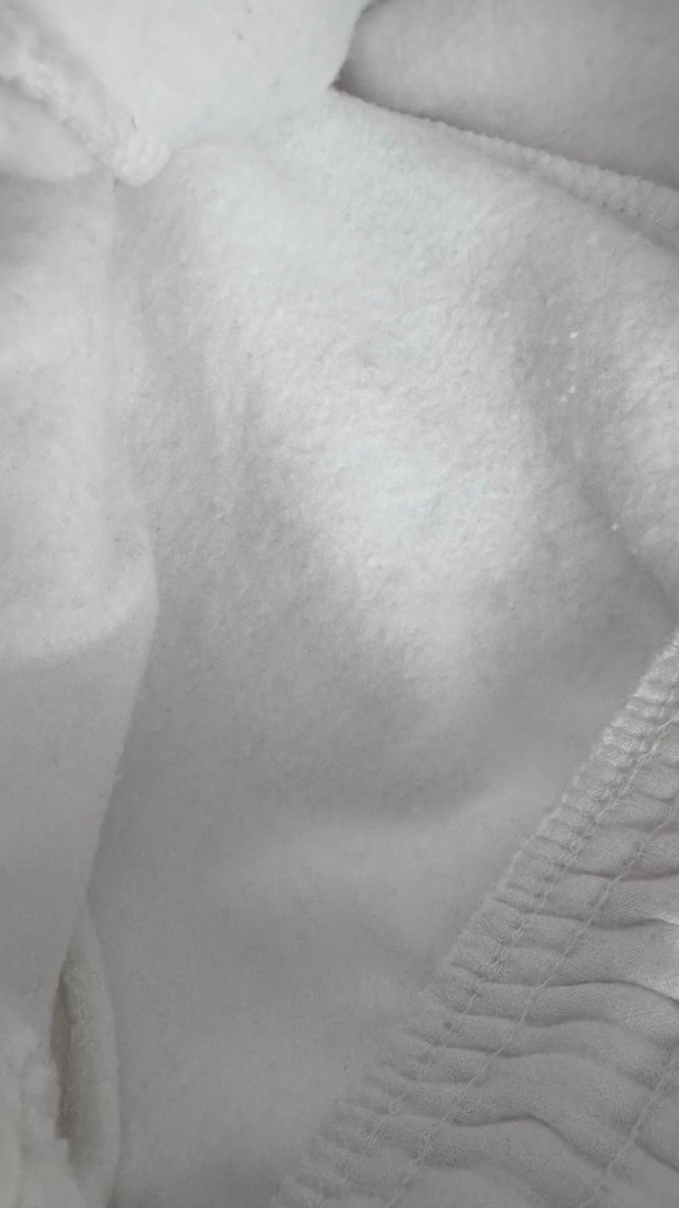 Beyaz Rahat Kesim Kadın Eşofman Altı - Görsel 2