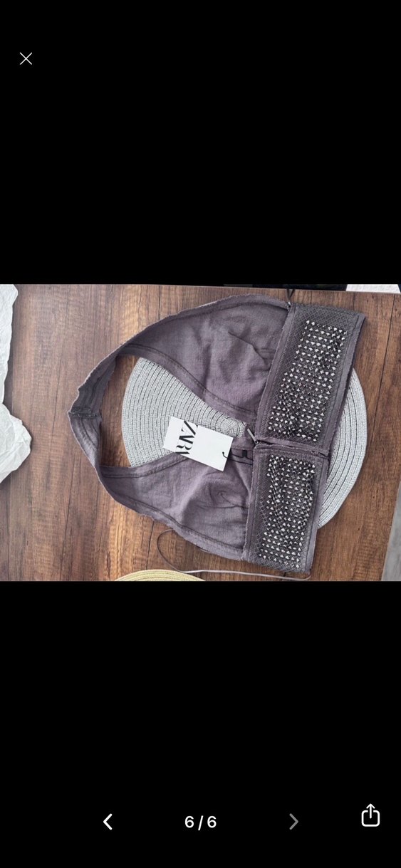 Zara Gri Mini V Yaka Büstiyer SON FİYATI - Görsel 5