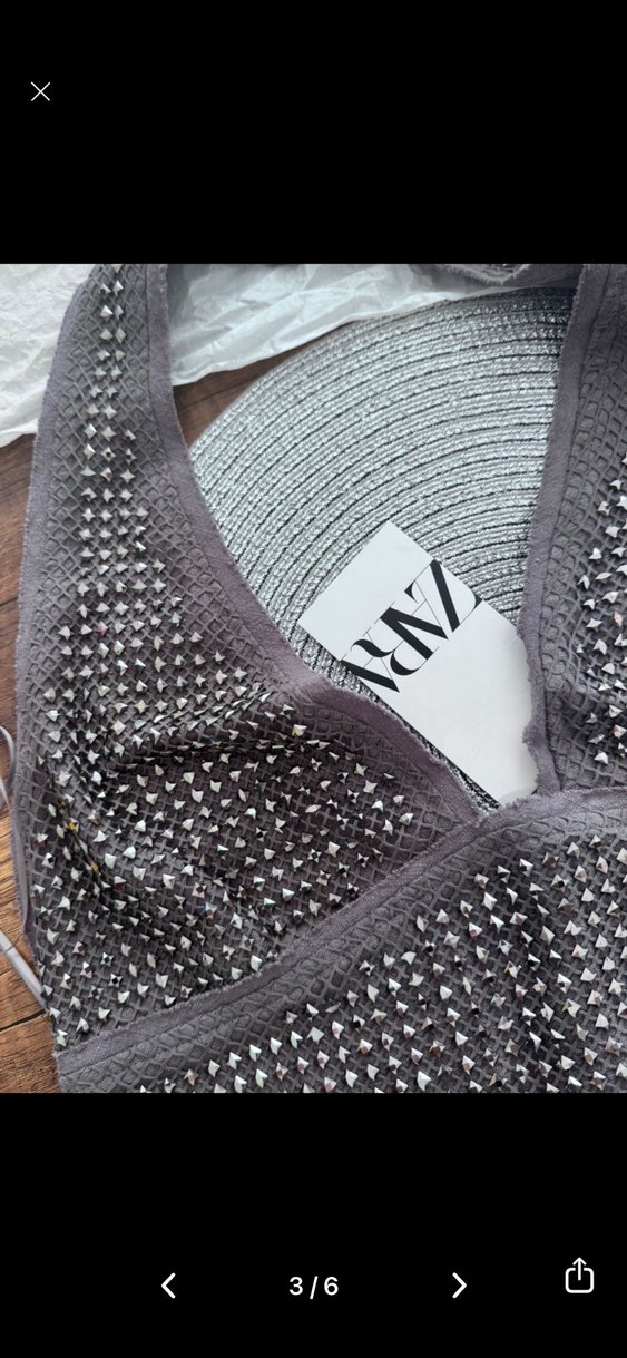 Zara Gri Mini V Yaka Büstiyer SON FİYATI - Görsel 3