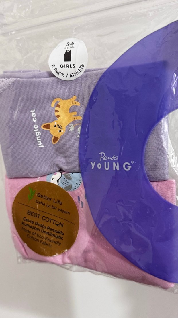 Penti YOUNG Kız Çocuk 2'li Pamuklu Atlet - Görsel 2