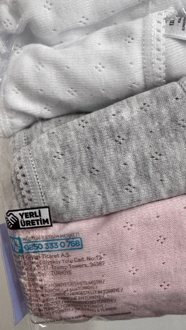 Kız Çocuk 3'lü İç Giyim - Görsel 3