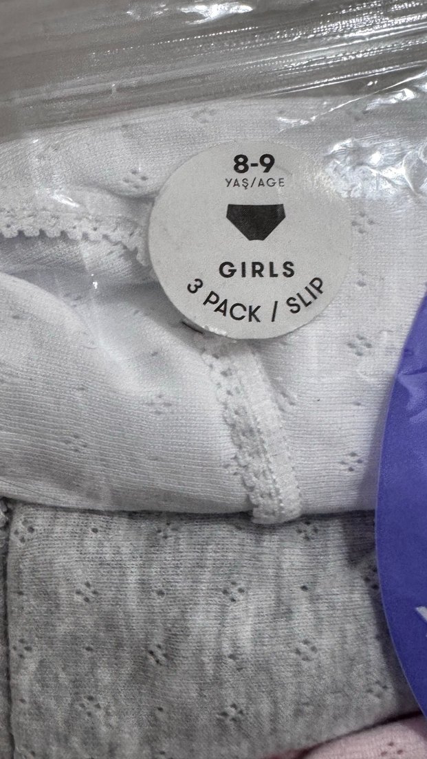 Kız Çocuk 3'lü İç Giyim - Görsel 2