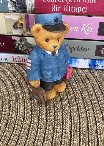 Mavi Ceketli Ayıcık Biblo - Görsel 2