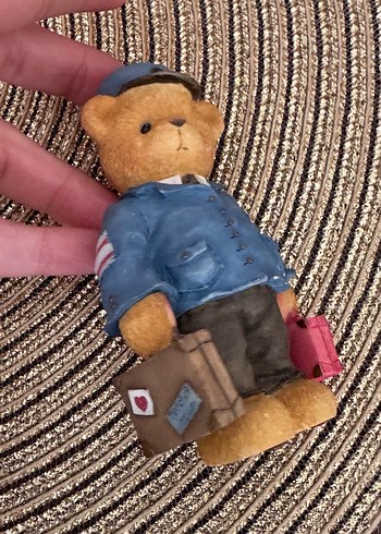 Mavi Ceketli Ayıcık Biblo - Görsel 4