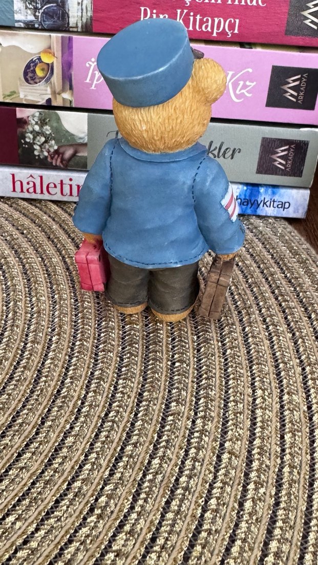 Mavi Ceketli Ayıcık Biblo - Görsel 5