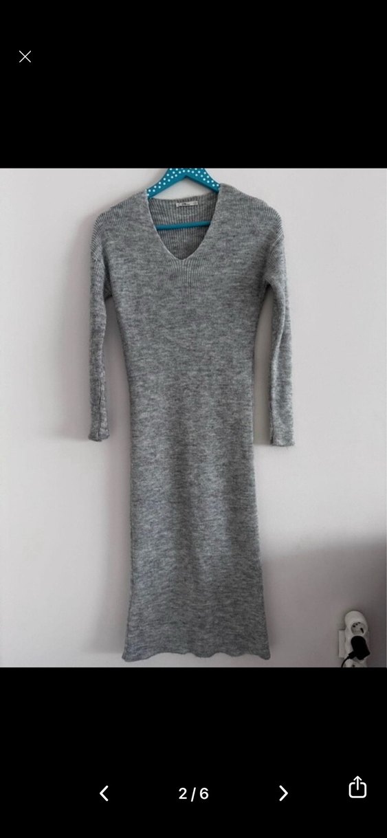 Ltb Triko Midi Elbise - Görsel 2