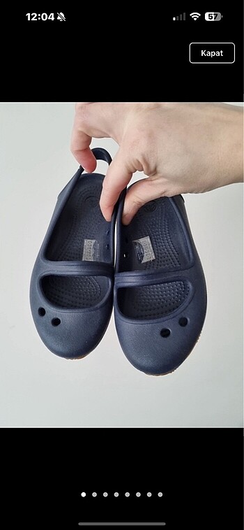 Orgınal Crocs hiç kullanılmamış ürün
