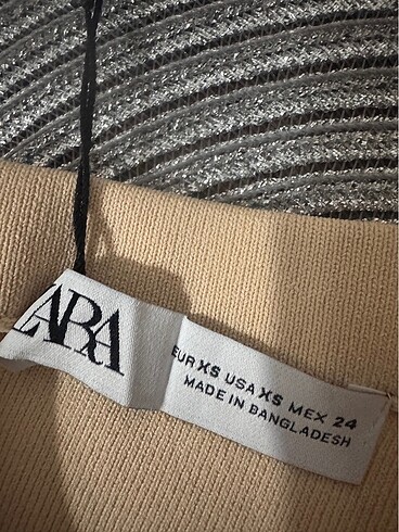 xs Beden camel Renk Zara Orgınal