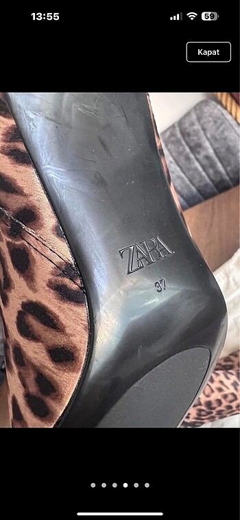 37 Beden kahverengi Renk Zara Orgınal