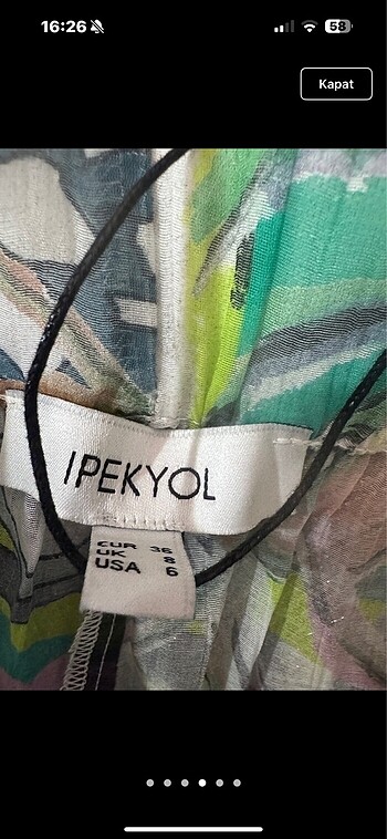 s Beden çeşitli Renk İpekyol