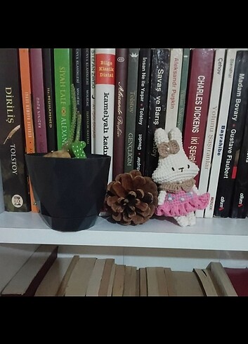 Tasarımcı Amigurumi Tavşan Çanta Charm