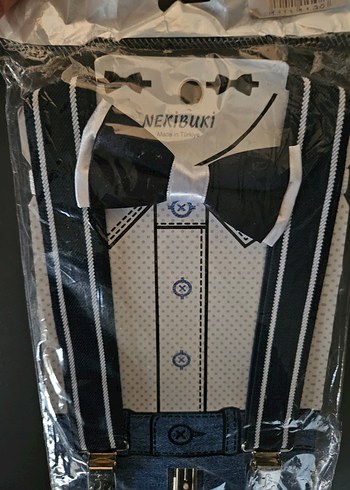 papyonlu pantolon askısı 1-9 yaşa - Görsel 2