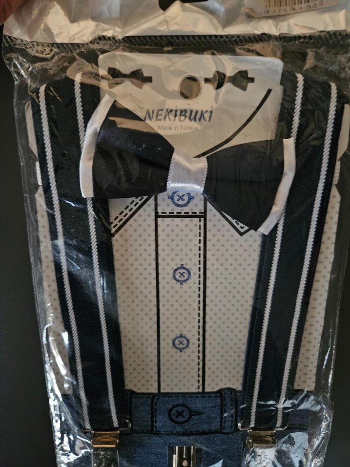 papyonlu pantolon askısı 1-9 yaşa - Görsel 2