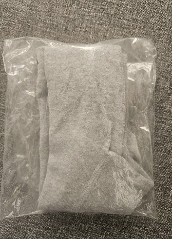 Gri uniseks külotlu çorap sıfır ürün 4 yaş - Görsel 4