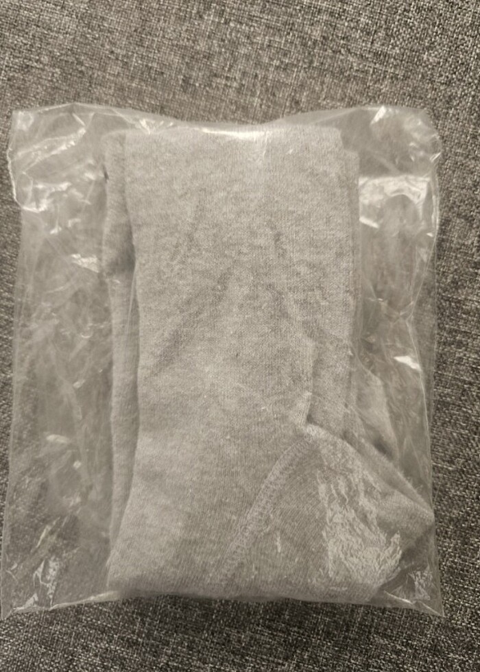 Gri uniseks külotlu çorap sıfır ürün 4 yaş - Görsel 4