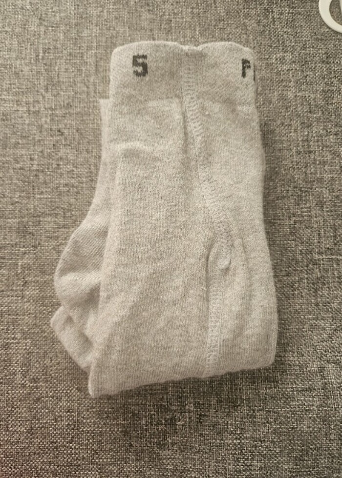 Gri uniseks külotlu çorap sıfır ürün 4 yaş - Görsel 5