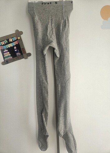 Gri kiz cocuk külotlu çorap 4 yaş  - Görsel 6