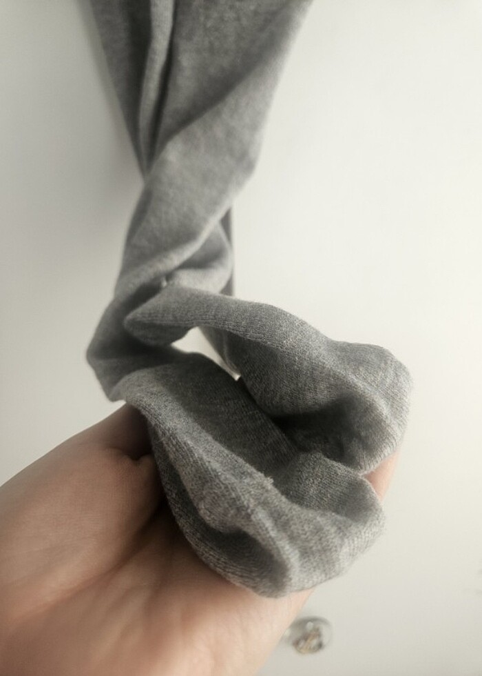 Gri kiz cocuk külotlu çorap 4 yaş  - Görsel 5