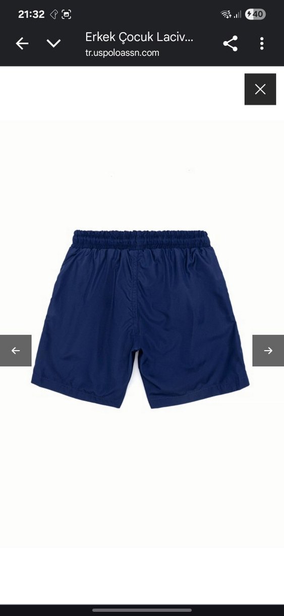 U.S POLO 4 5 yaş Lacivert Yüzme Şortu - Görsel 3