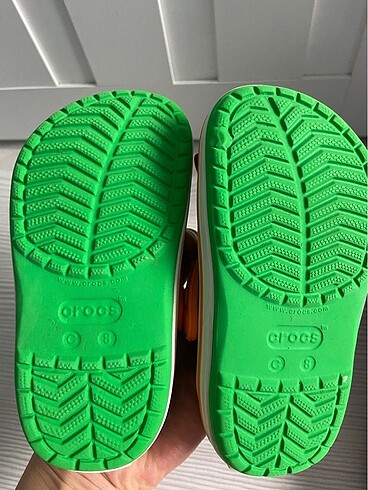 24 Beden yeşil Renk Crocs Terlik