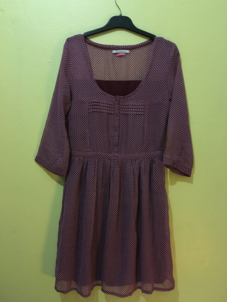 Bershka Bershka Bordo Elbise