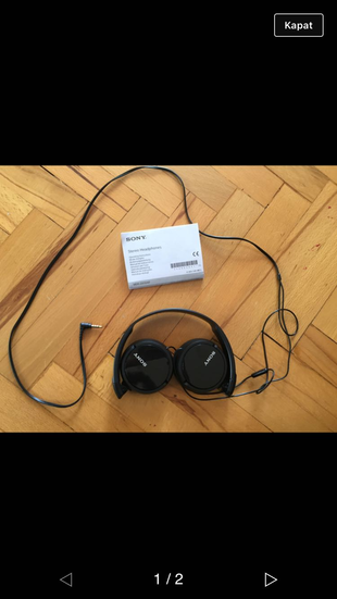 Sony kulak ustu kulaklik