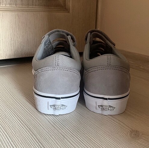 39 Beden gri Renk Cırt cırtlı Vans Ayakkabı