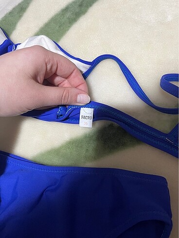 36 Beden Lacivert bikini takımı