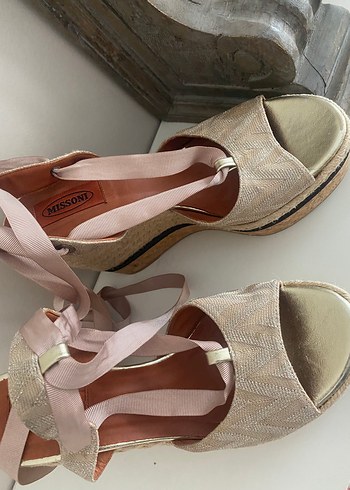 #ORİJİNAL MISSONI #MARKA KADIN PLATFOM SANDALET# - Görsel 2