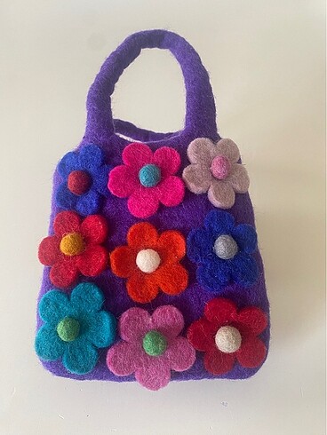 #ORİJİNAL KEÇE ELYAPIMI ÇOCUK ÇANTA# - Görsel 2