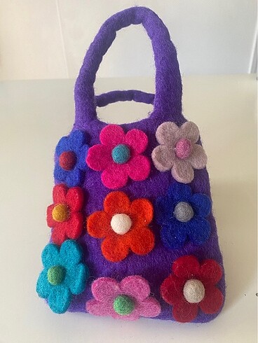 #ORİJİNAL KEÇE ELYAPIMI ÇOCUK ÇANTA# - Görsel 4