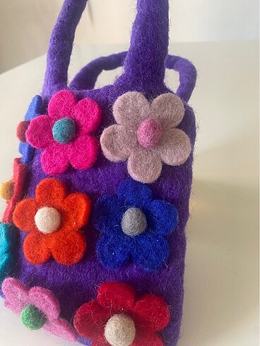 #ORİJİNAL KEÇE ELYAPIMI ÇOCUK ÇANTA# - Görsel 9