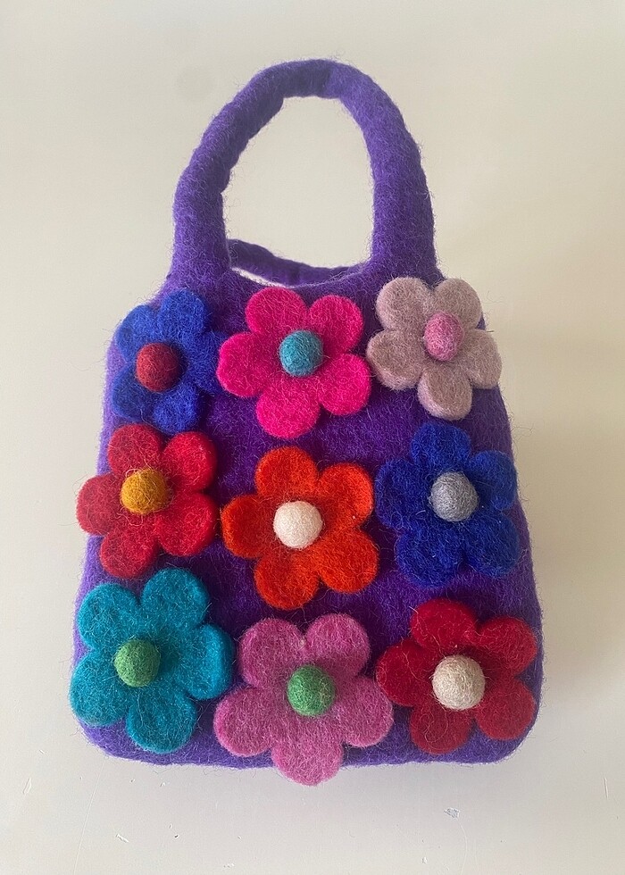 #ORİJİNAL KEÇE ELYAPIMI ÇOCUK ÇANTA# - Görsel 2