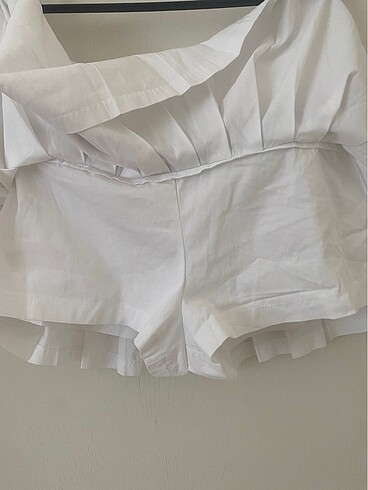 xs Beden #ZARA#MARKA KADIN PİLİLİ ŞORT ETEK#