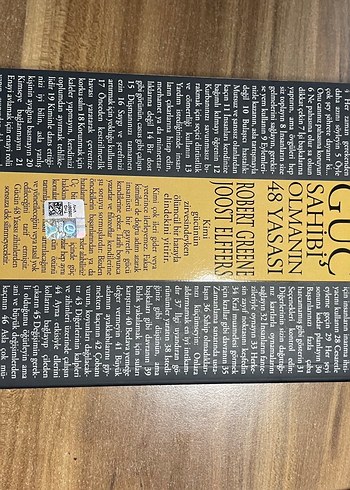 Güç Sahibi Olmanın 48 Yasası Kitabı İktidar