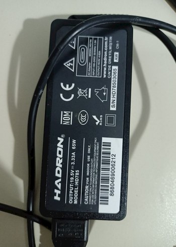 Hadron sarj aleti Siyah Adaptör Şarj Cihazı - Görsel 2