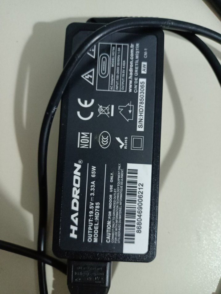 Hadron sarj aleti Siyah Adaptör Şarj Cihazı - Görsel 2