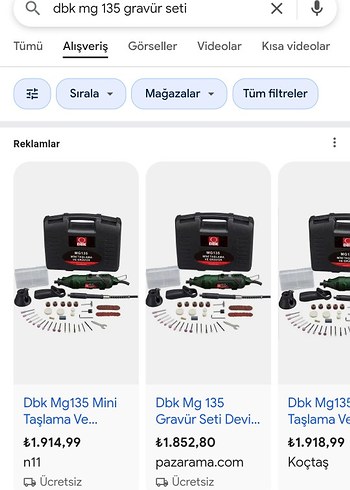 DBK Yeşil Çok Amaçlı Elektrikli Gravür Seti - Görsel 3