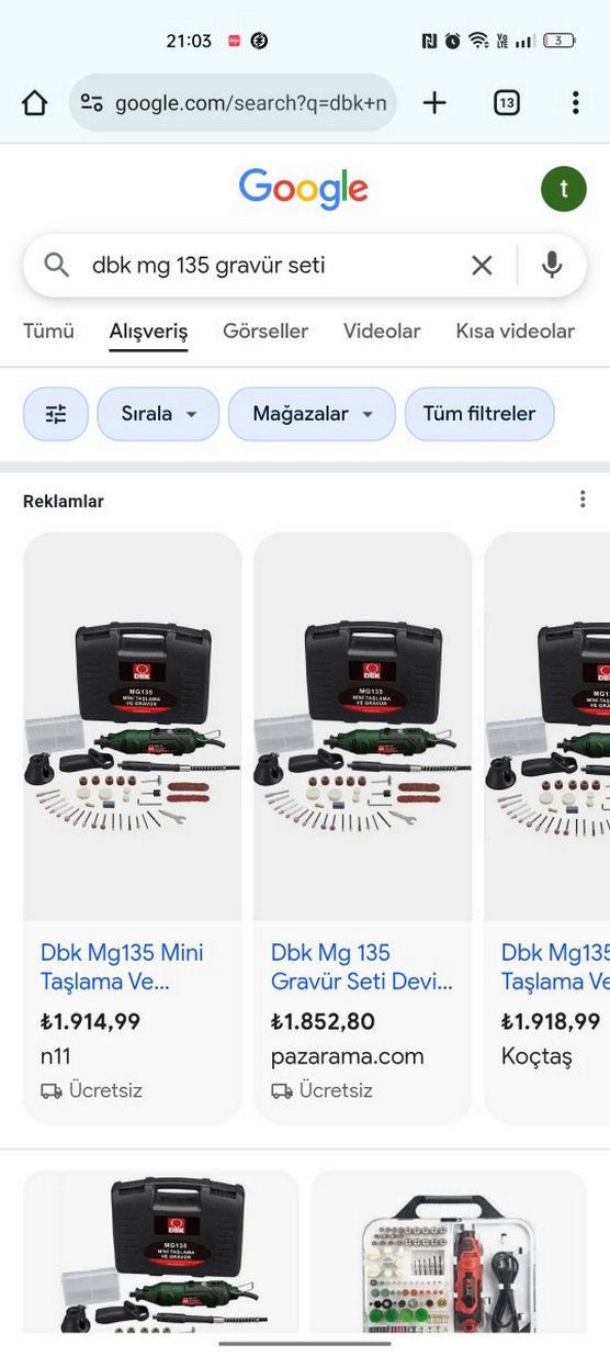 DBK Yeşil Çok Amaçlı Elektrikli Gravür Seti - Görsel 3