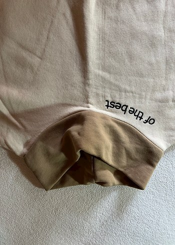 Diğer Bej Kadın Oversize Sweatshirt