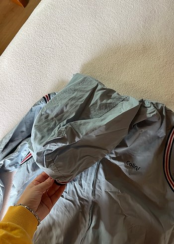 Açık mavi Fermuarlı Kadın yağmurluk - Görsel 6