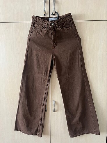 Kahverengi jean pantolon