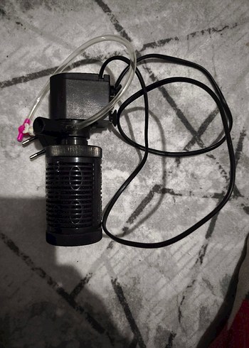 Siyah Akvaryum Su Pompası - Görsel 2