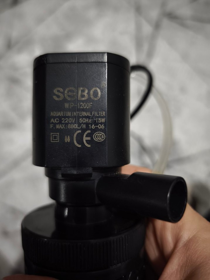Siyah Akvaryum Su Pompası - Görsel 3