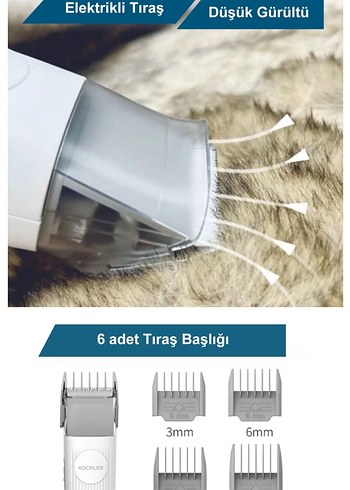 Kochler Elektrikli Tıraş ve Vakum Seti - Görsel 9